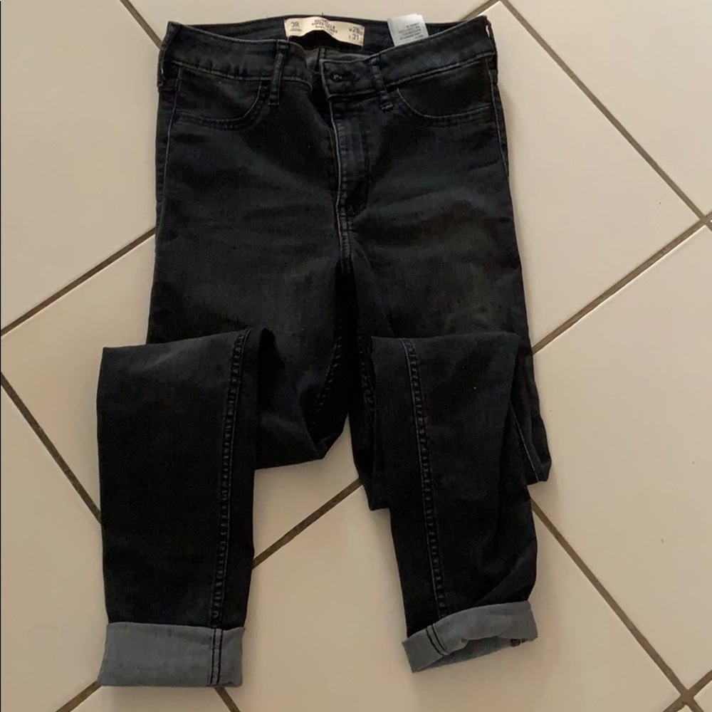 Hollister super skinny jeans high rise